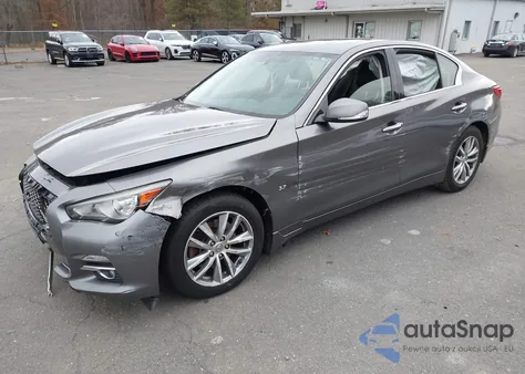 2015 Infiniti Q50 Premium из США, поврежденный, VIN JN1BV7AR2FM411033